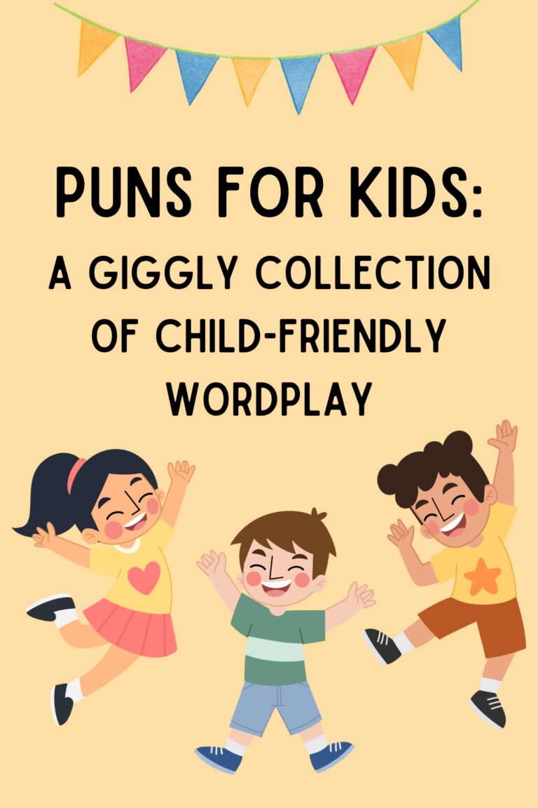 Puns for Kids: A Giggly Collection of Child-Friendly Wordplay